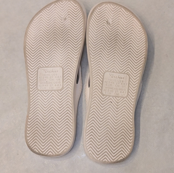 White Flip Flop Sandals for Women - Picture 5 of 7